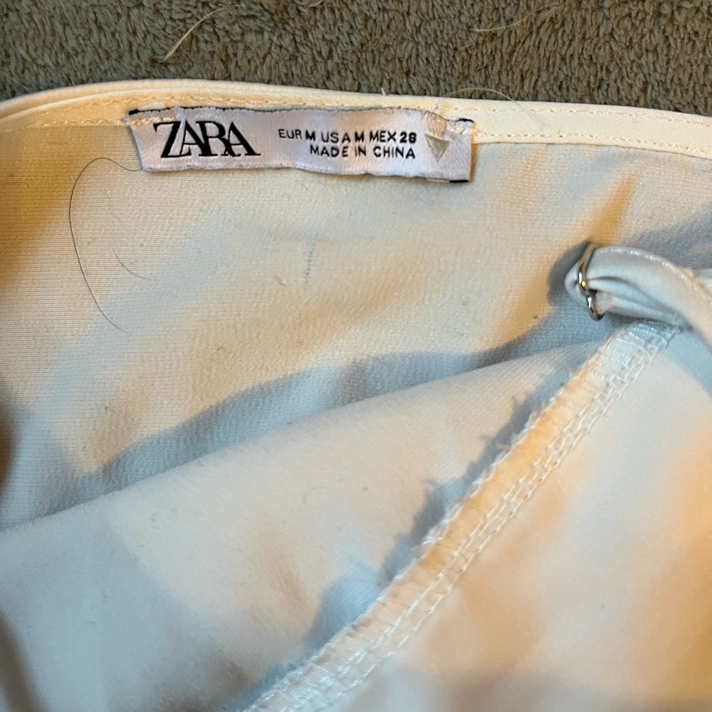 Zara white tank top